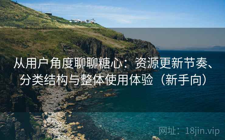 从用户角度聊聊糖心：资源更新节奏、分类结构与整体使用体验（新手向）