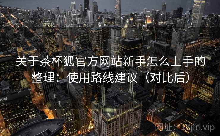 关于茶杯狐官方网站新手怎么上手的整理：使用路线建议（对比后）